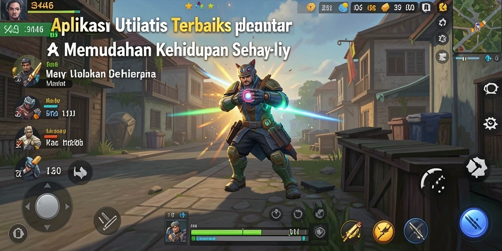 Tampilan antarmuka aplikasi Utility yang intuitif dan mudah digunakan.