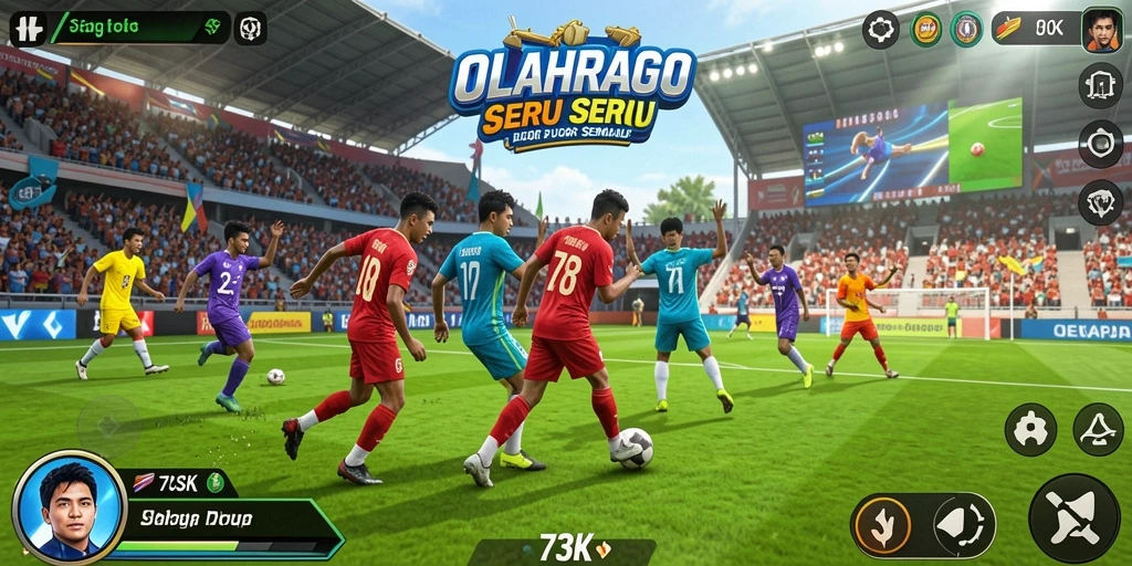 Tangkapan layar utama dari gameplay 73K yang seru dan mendebarkan.