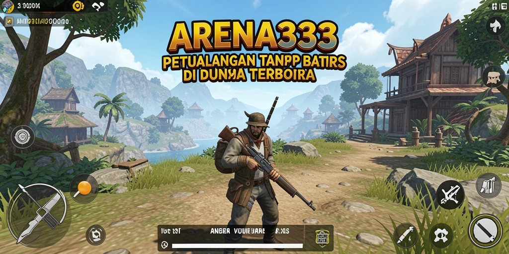 Gameplay seru di dunia terbuka ARENA333 dengan eksplorasi luas.