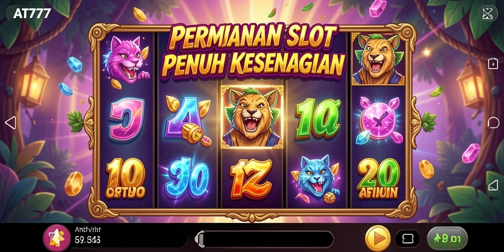 Screenshot utama dari gameplay Slot AT777 yang seru.
