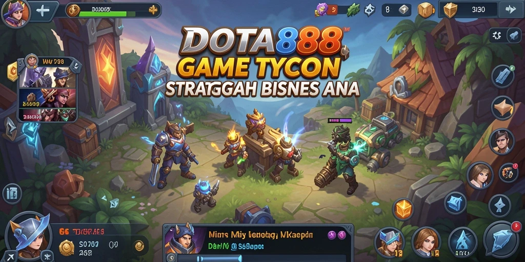 Screenshot DOTA88 menampilkan keseruan gameplay Tycoon.