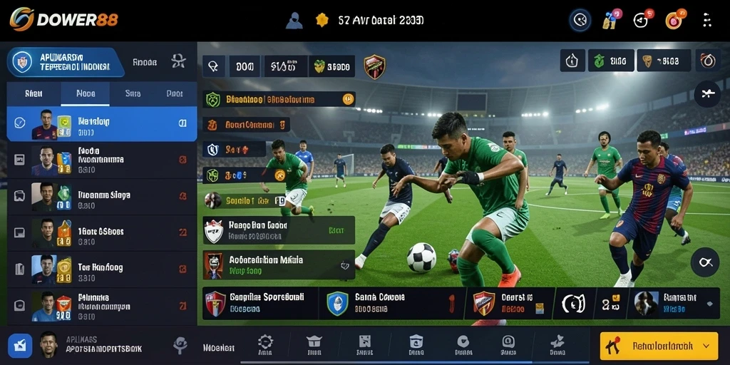 Tampilan gameplay DOWER88 yang menarik dan interaktif.