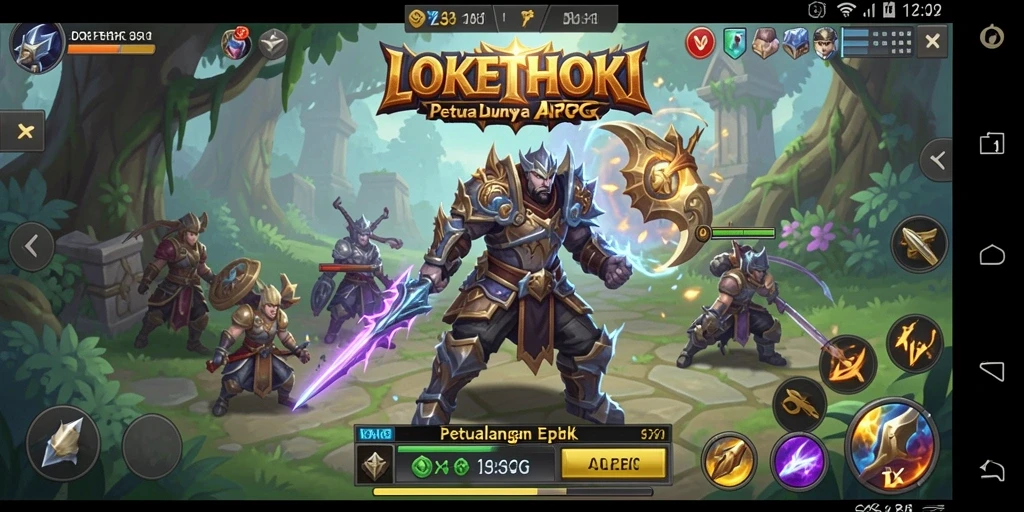 Gameplay LOKETHOKI dengan visual yang menakjubkan dan aksi seru.