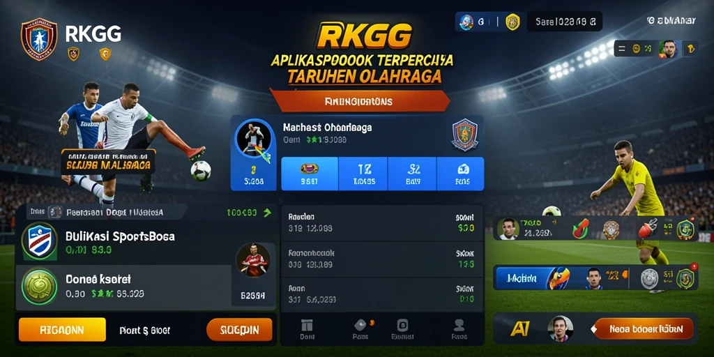 Screenshot utama RKGG yang menunjukkan fitur taruhan langsung.