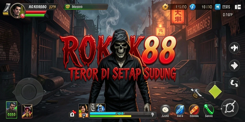 Screenshot ROKOK88 menampilkan suasana horor yang mencekam.