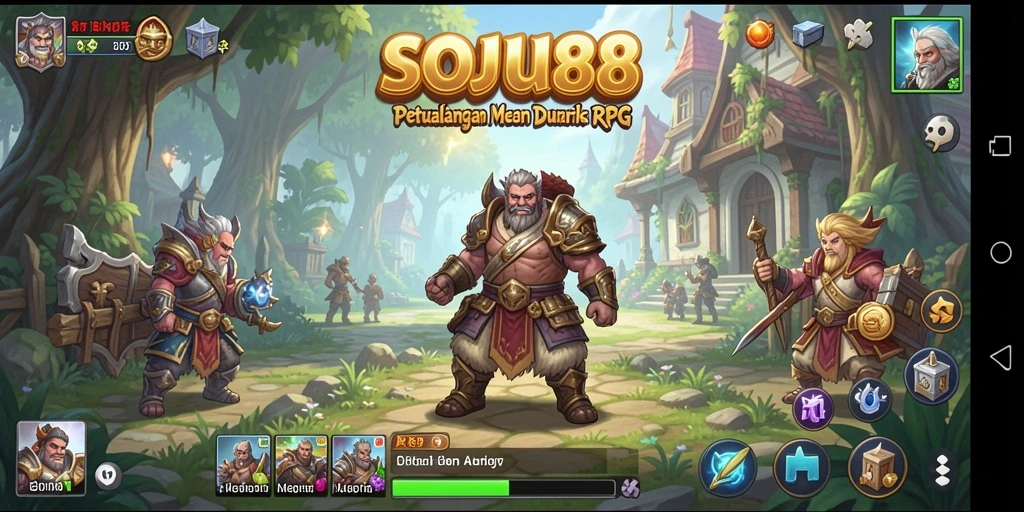Tampilan gameplay yang mendalam dan visual menarik di SOJU88.