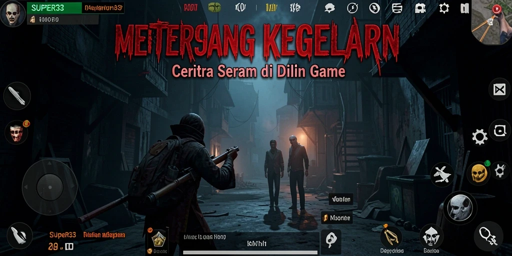 Tampilan gameplay SUPER33 yang menegangkan dan mendebarkan.