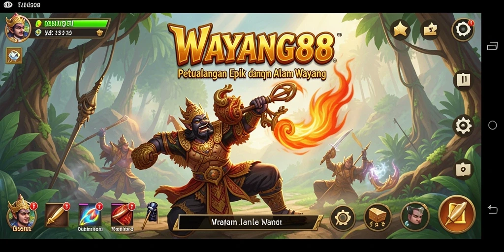 Tampilan menarik dari gameplay WAYANG88 yang penuh aksi.
